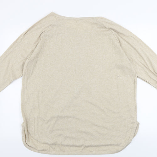 Popyoung  Womens Beige   Pullover Jumper Size 3XL