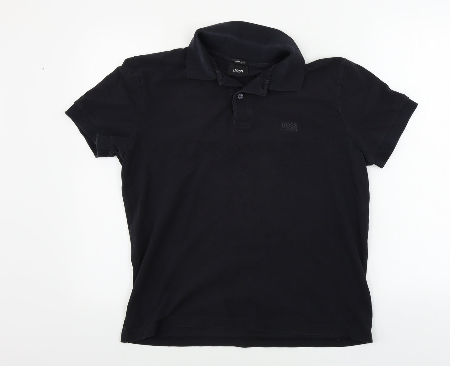 HUGO BOSS  Mens Black    Polo Size L