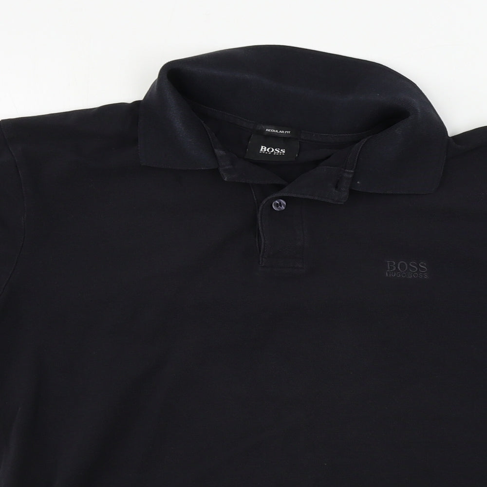 HUGO BOSS  Mens Black    Polo Size L
