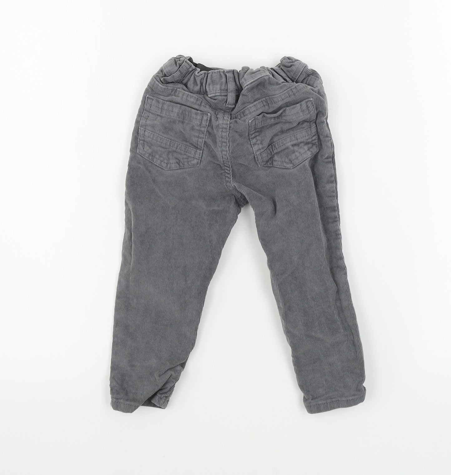 TU Girls Grey  Corduroy  Trousers Size 2 Years