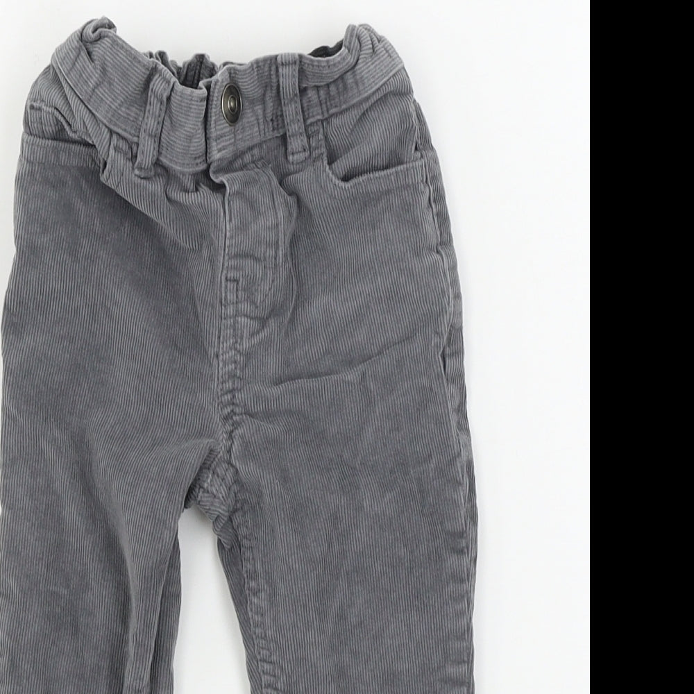 TU Girls Grey  Corduroy  Trousers Size 2 Years