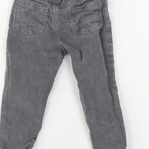 TU Girls Grey  Corduroy  Trousers Size 2 Years
