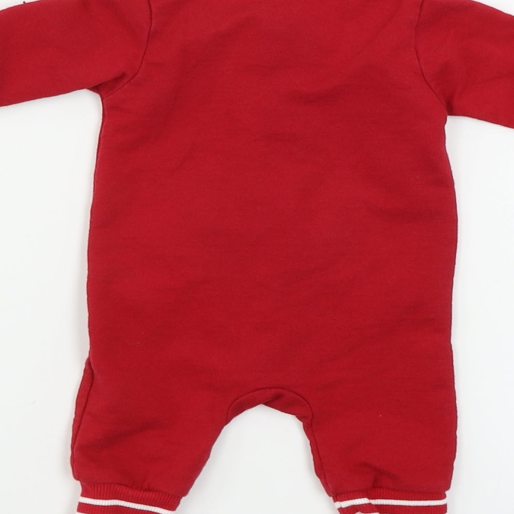 Preworn  Boys Red   Babygrow One-Piece One Size