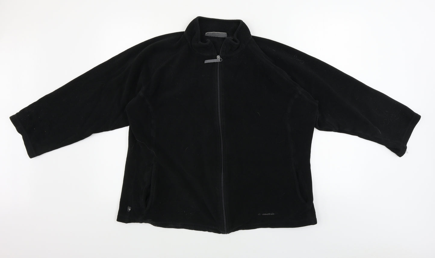 Mountain Life  Womens Black   Full Zip Jumper Size 18