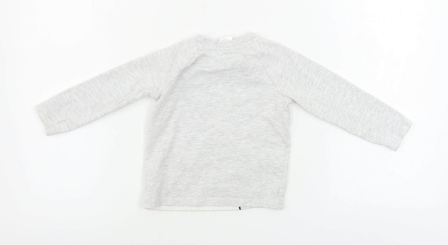 thats not my  Boys Grey   Basic T-Shirt Size 18-24 Months