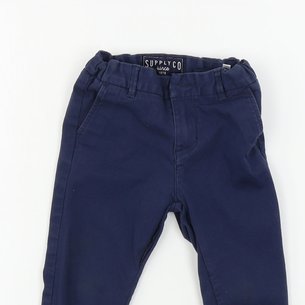H&M  Boys Blue   Chino Trousers Size 2-3 Years