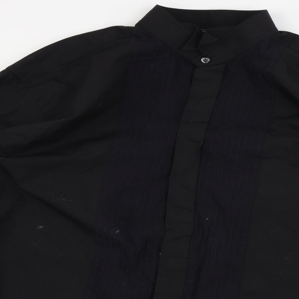 colin ross Mens Black    Button-Up Size 17