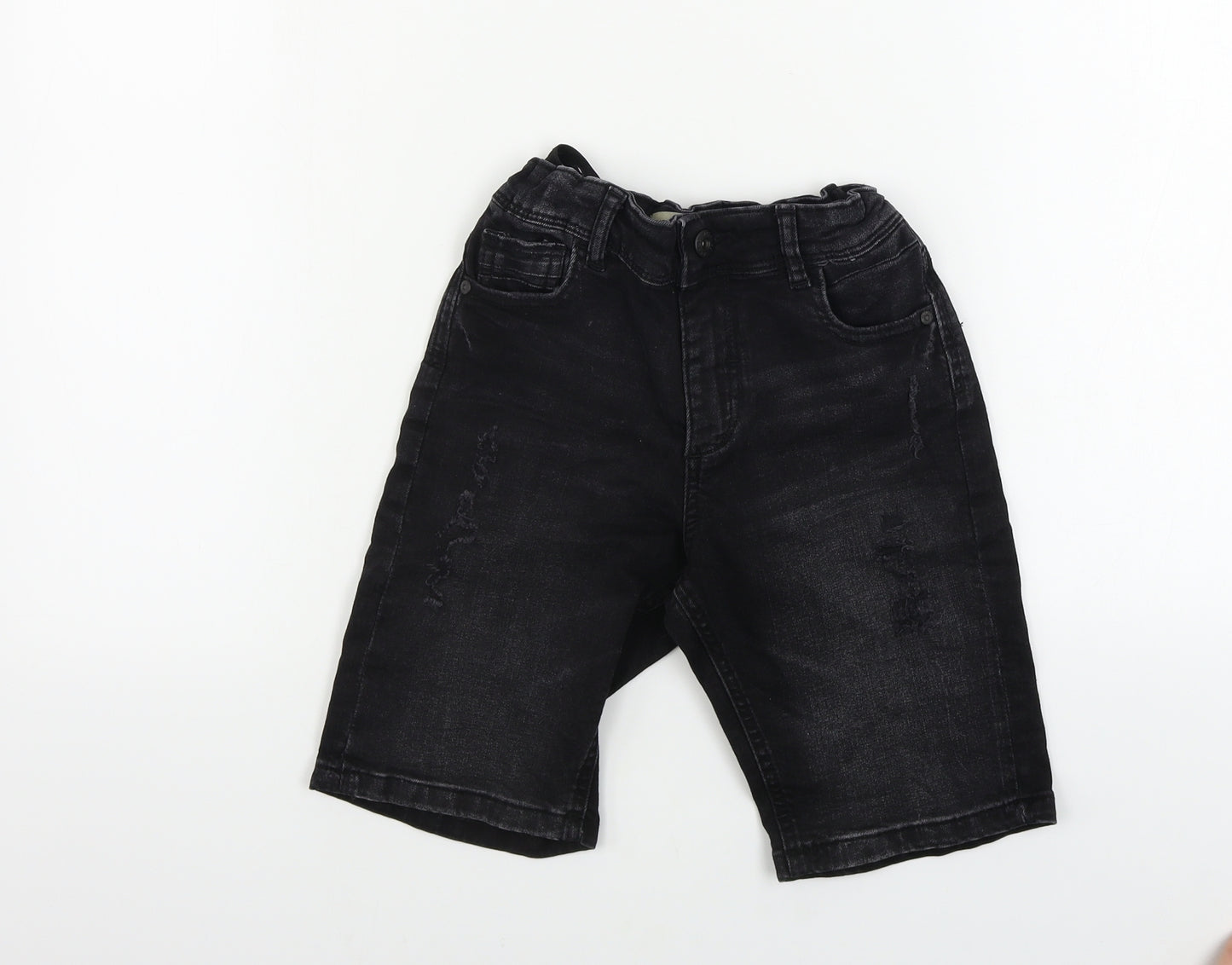 Primark  Boys Black   Chino Shorts Size 8 Years