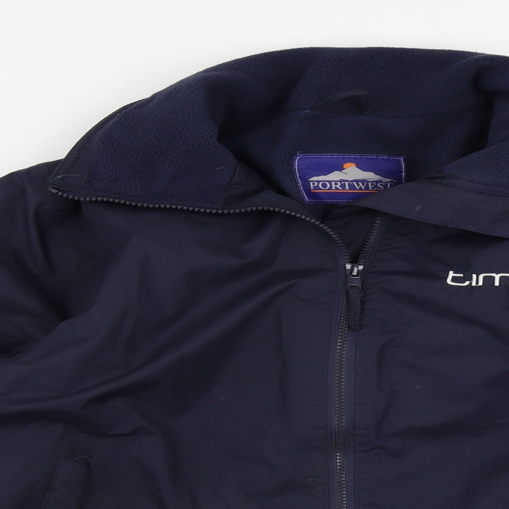 Portwest Mens Blue   Jacket Coat Size XS