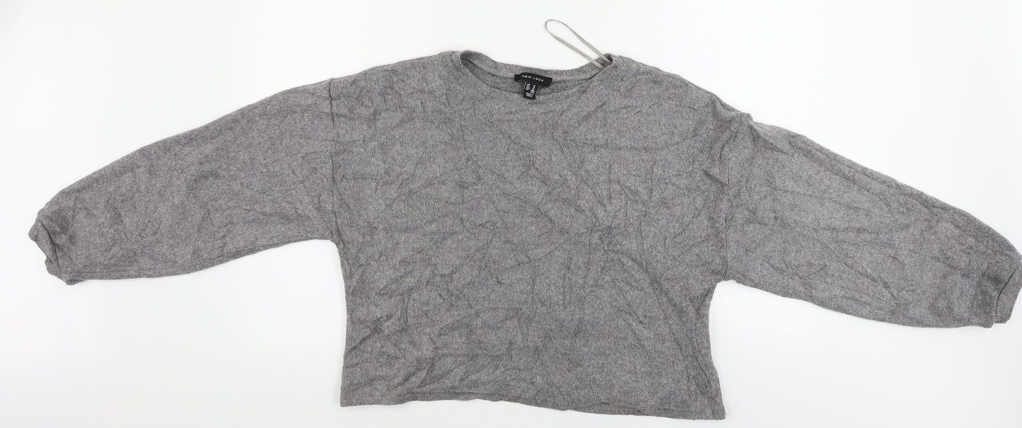 New Look Womens Grey   Pullover Jumper Size M