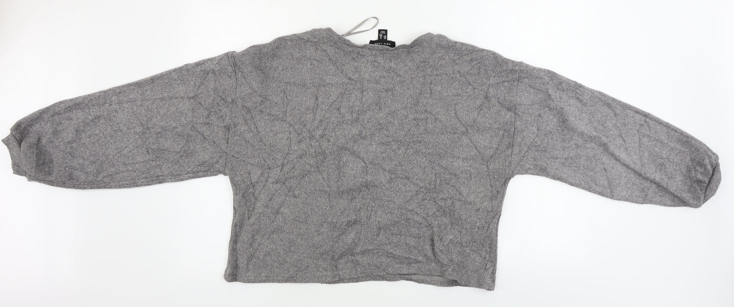 New Look Womens Grey   Pullover Jumper Size M