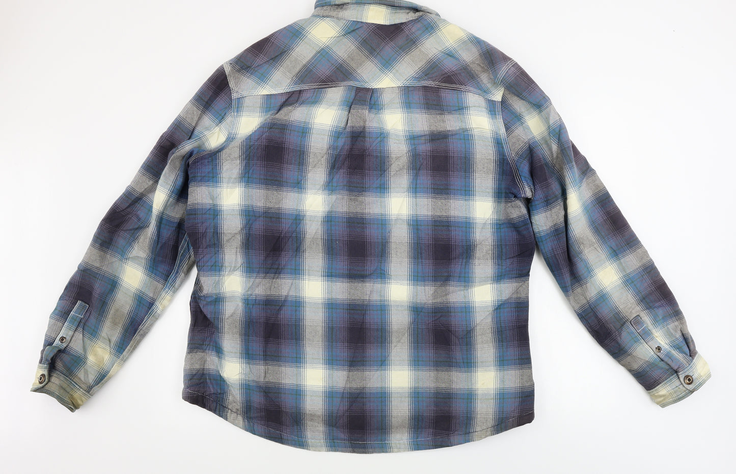 NEXT  Mens Blue Check  Jacket Coat Size XL