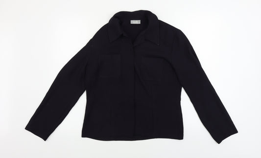Front view of Wallis women’s blue jacket blazer