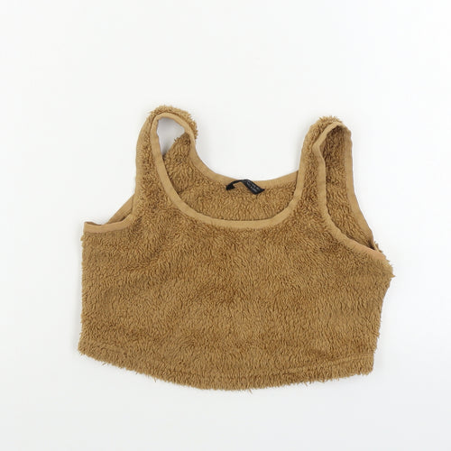 shein  Womens Brown   Basic T-Shirt Size S