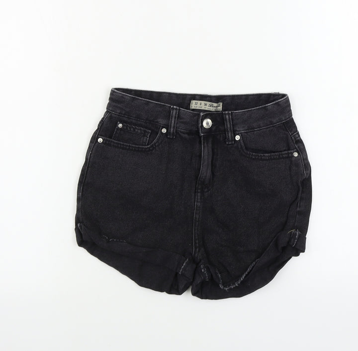 denim co Womens Black Cut-Off Shorts Size 4