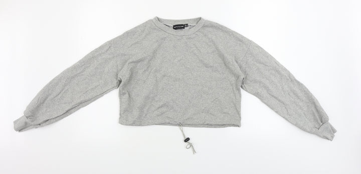 PRETTYLITTLETHING  Womens Grey   Pullover Jumper Size 4