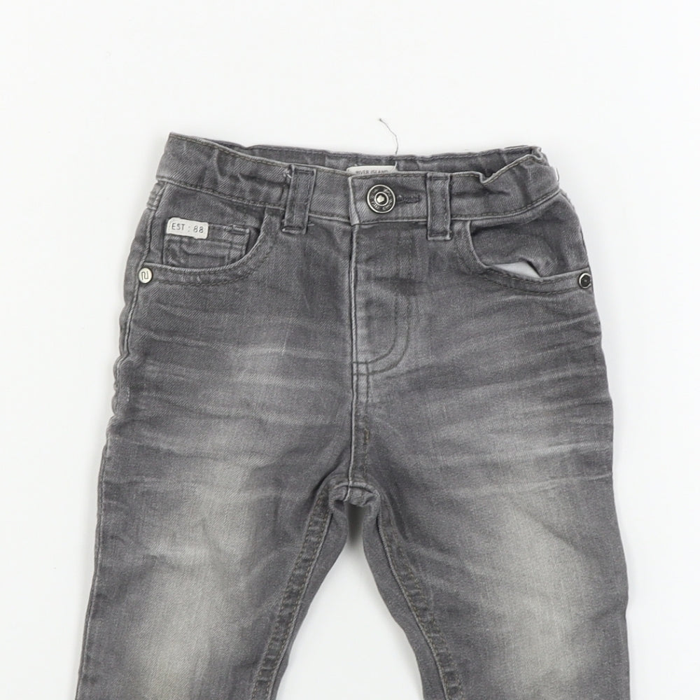 River Island  Boys Grey    Jeans Size 12-18 Months