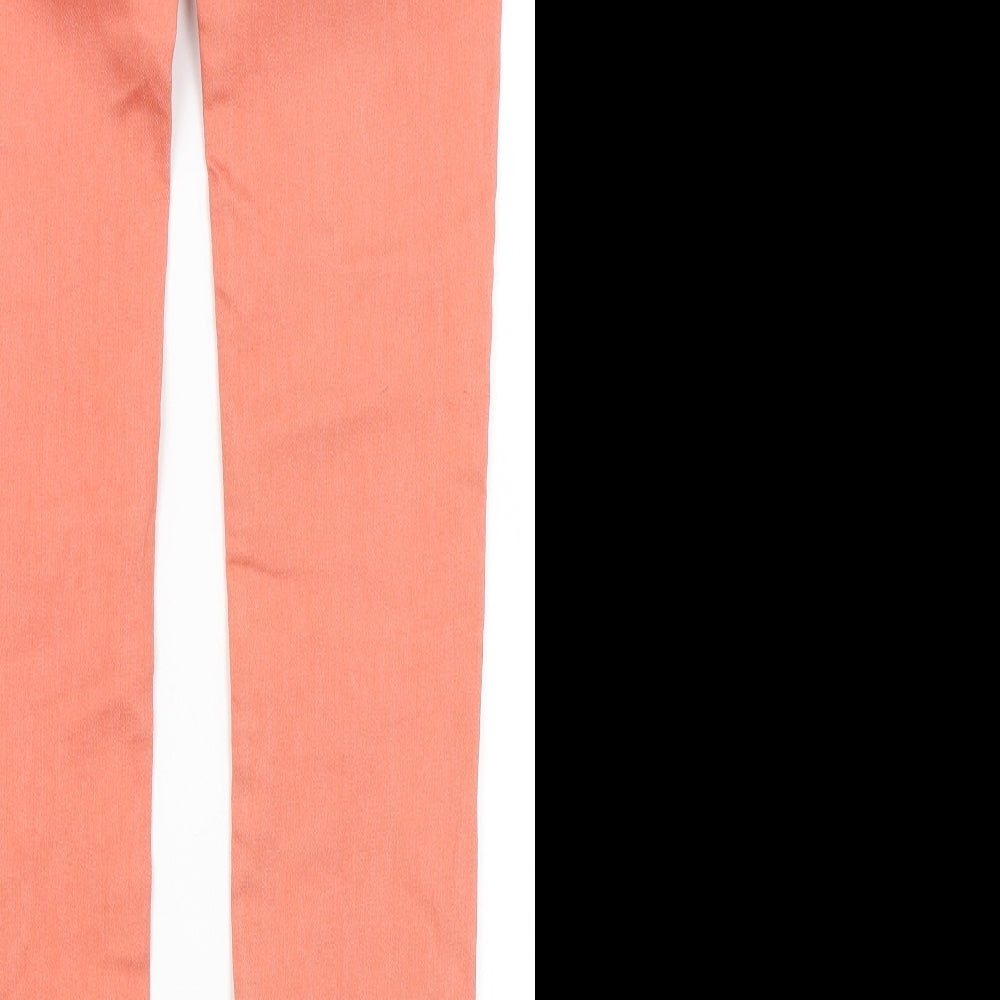 NEXT Womens Orange   Skinny Jeans Size 8 L28 in