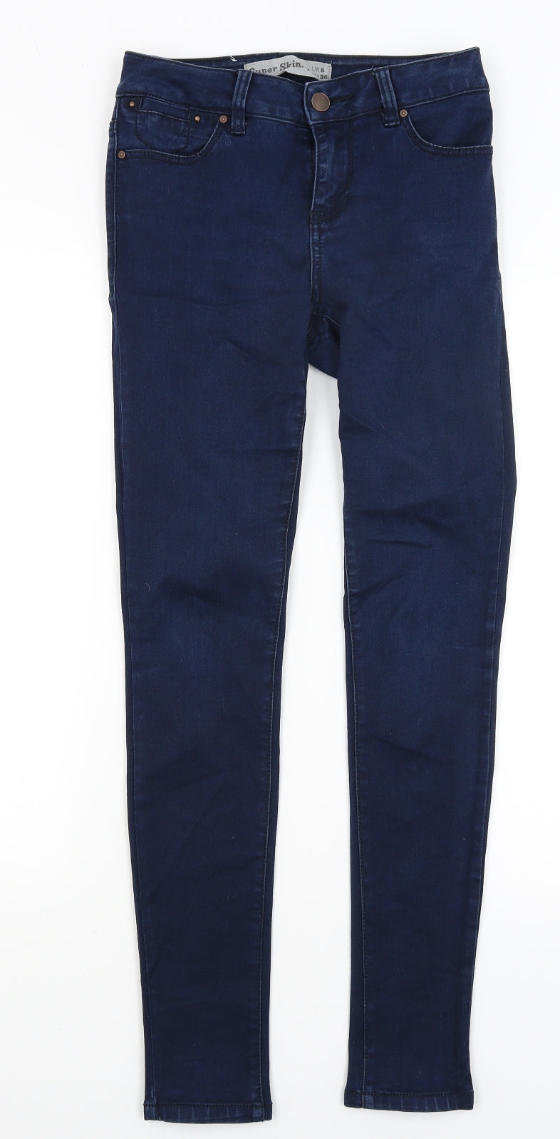 New Look Womens Blue   Skinny Jeans Size 8 L29 in