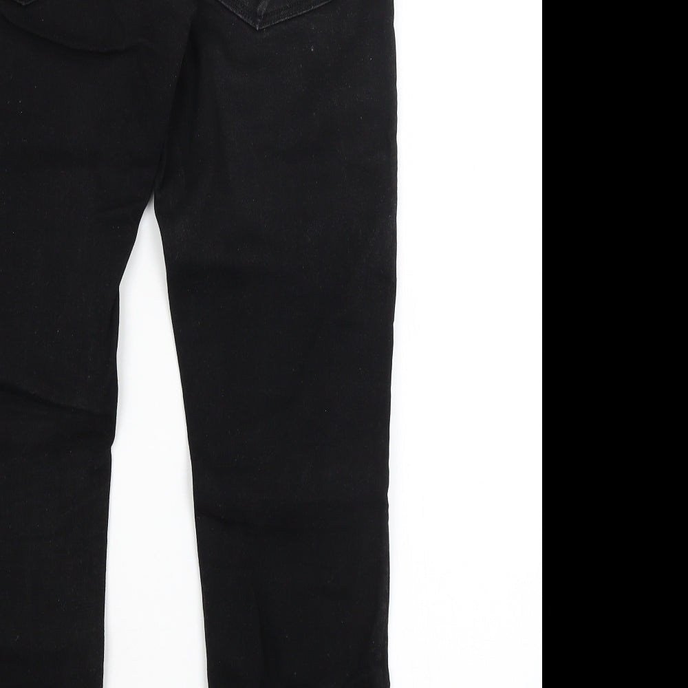 Jack Jones Mens Black   Straight Jeans Size 32 in L28 in