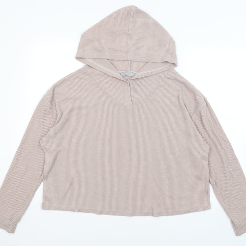 New Look Womens Pink   Pullover Hoodie Size L