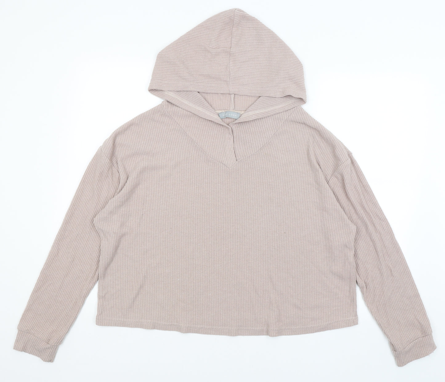 New Look Womens Pink   Pullover Hoodie Size L