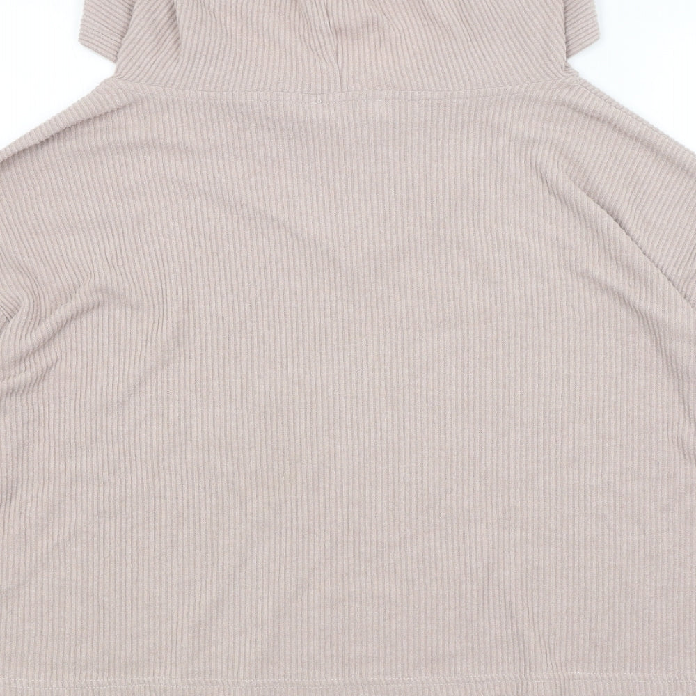 New Look Womens Pink   Pullover Hoodie Size L