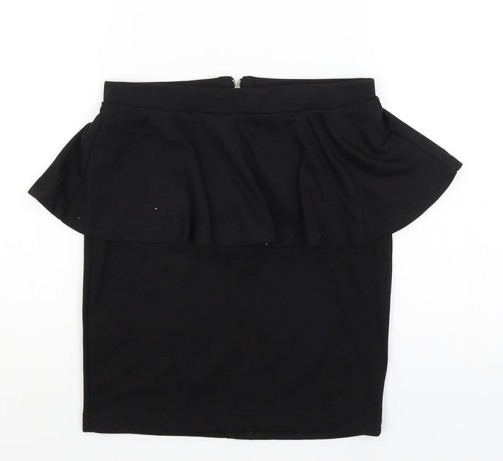 Preworn Womens Black   Straight & Pencil Skirt Size XS