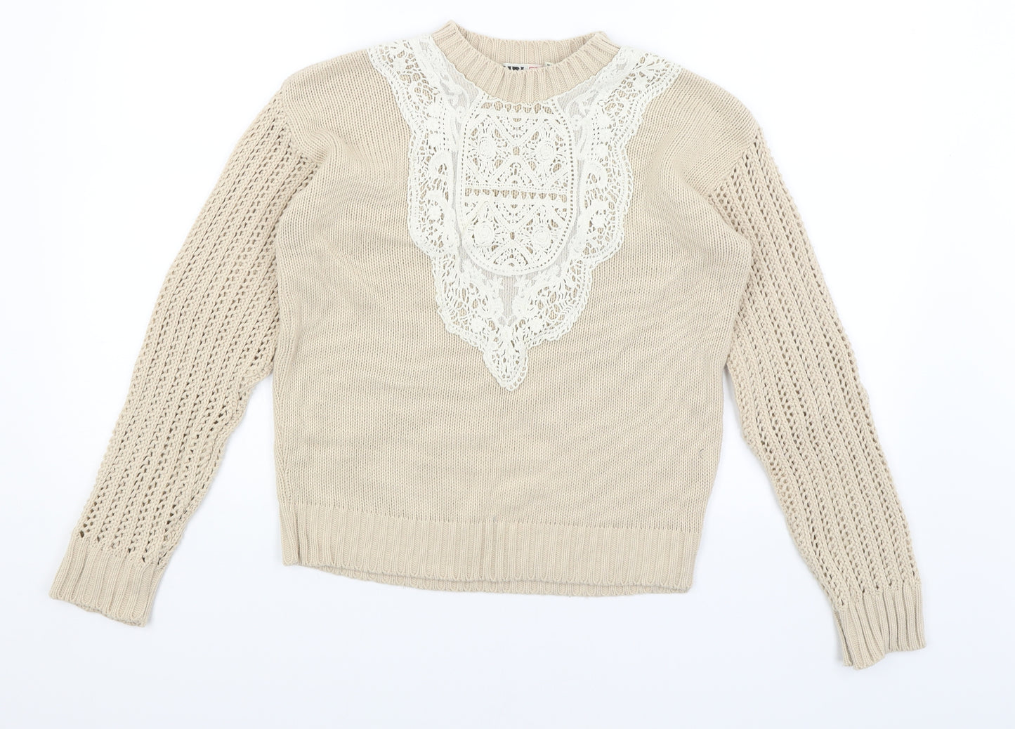 Chelsea Girl Womens Beige   Pullover Jumper Size 10