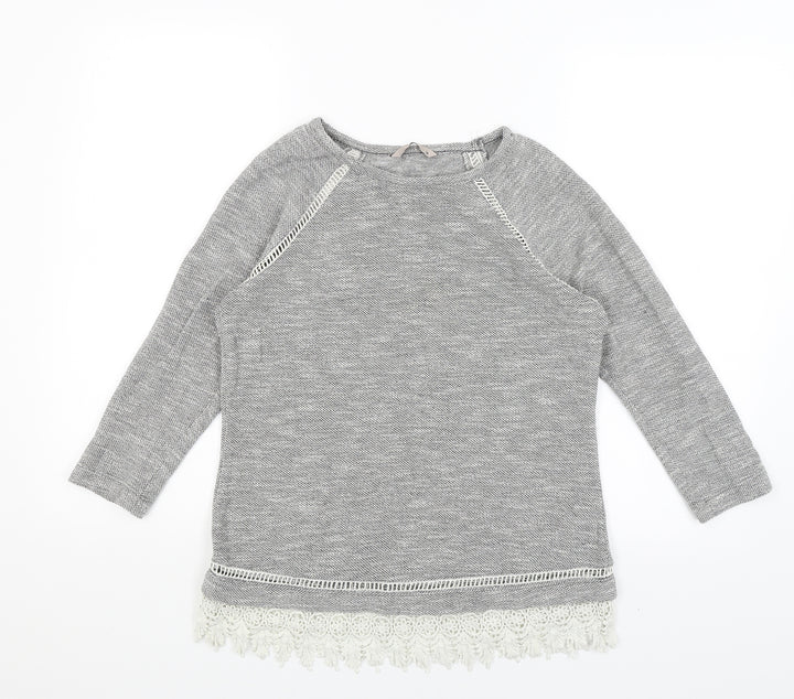 TU Womens Grey Pullover Jumper Size 10