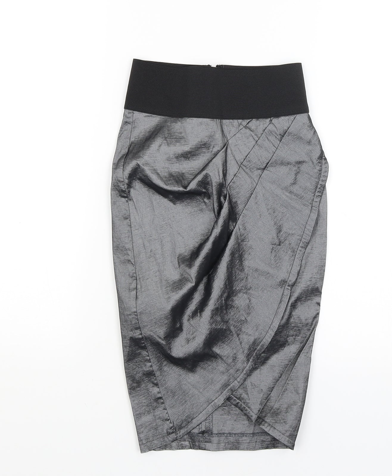 Jane Norman Womens Silver   Straight & Pencil Skirt Size 6