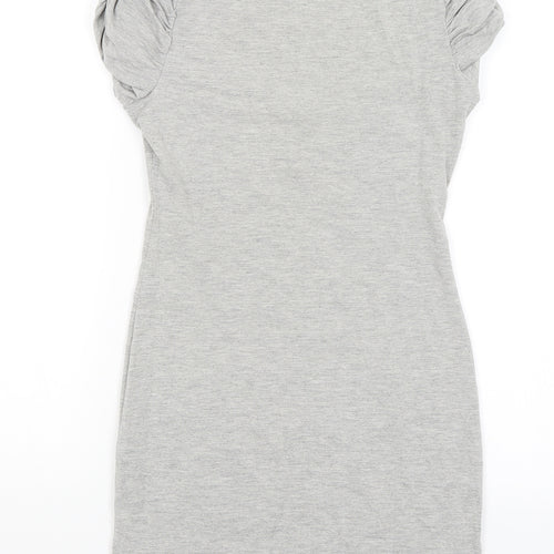 H&M Womens Grey   T-Shirt Dress  Size XS