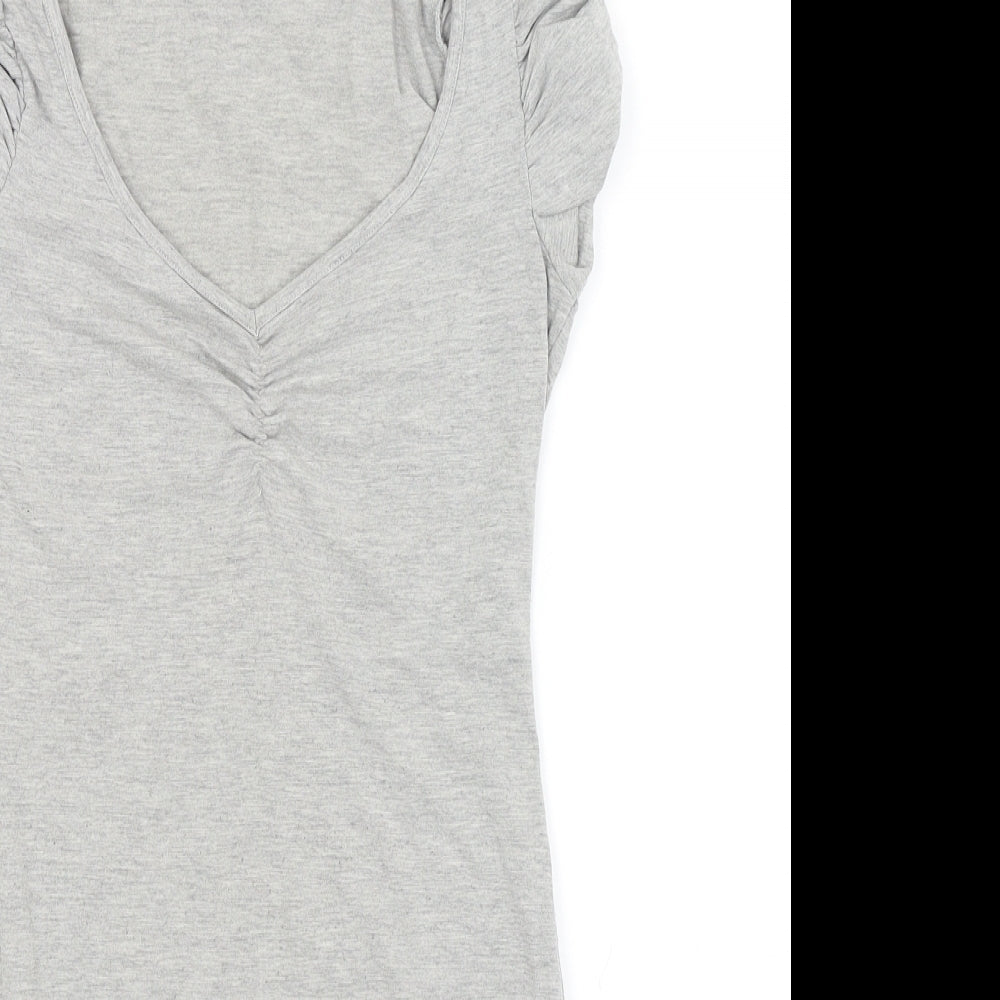 H&M Womens Grey   T-Shirt Dress  Size XS