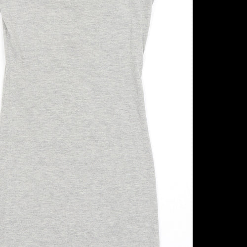 H&M Womens Grey   T-Shirt Dress  Size XS