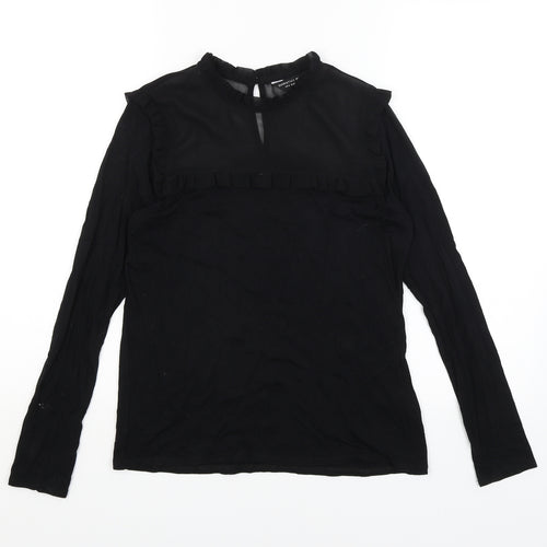 Dorothy Perkins Womens Black   Basic T-Shirt Size 10