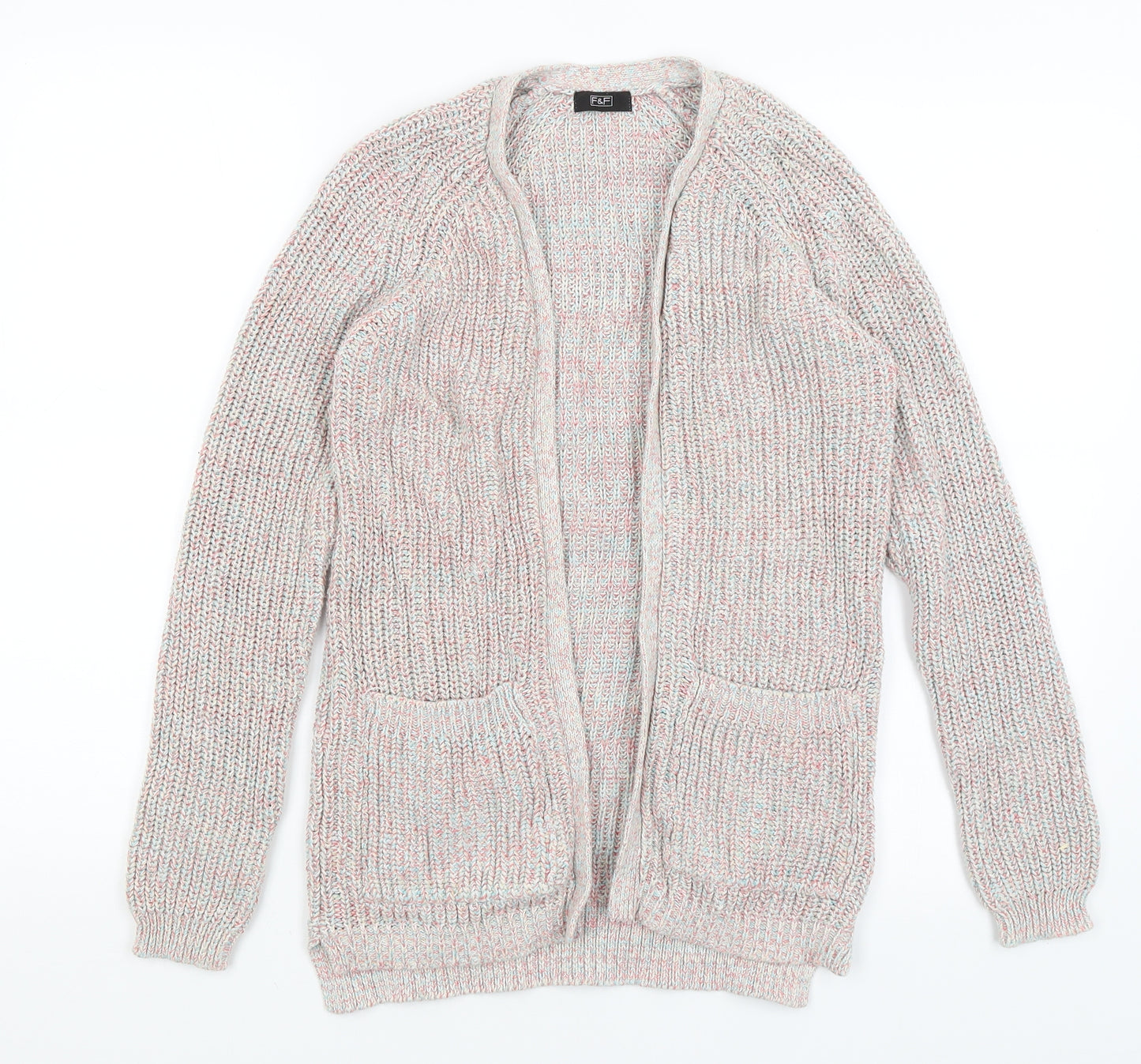 F&F Womens Multicoloured   Wrap Jumper Size 8
