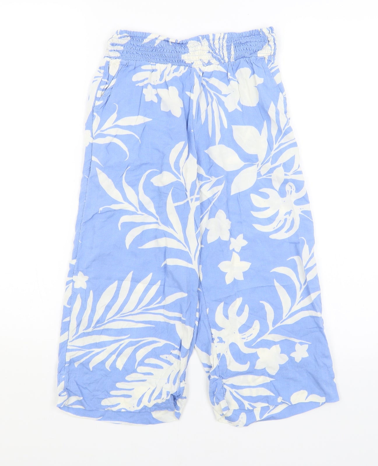 Nutmeg Girls Blue   Harem Trousers Size 9-10 Years