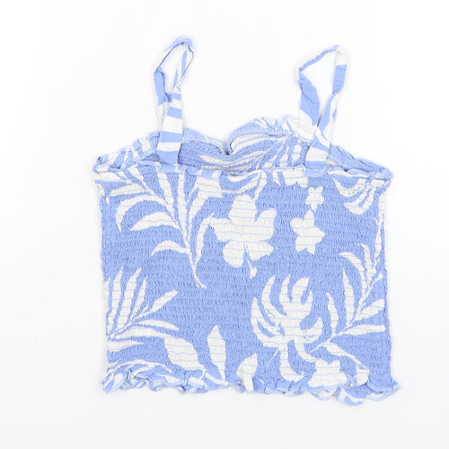 Nutmeg Girls Blue   Cropped Tank Size 9-10 Years