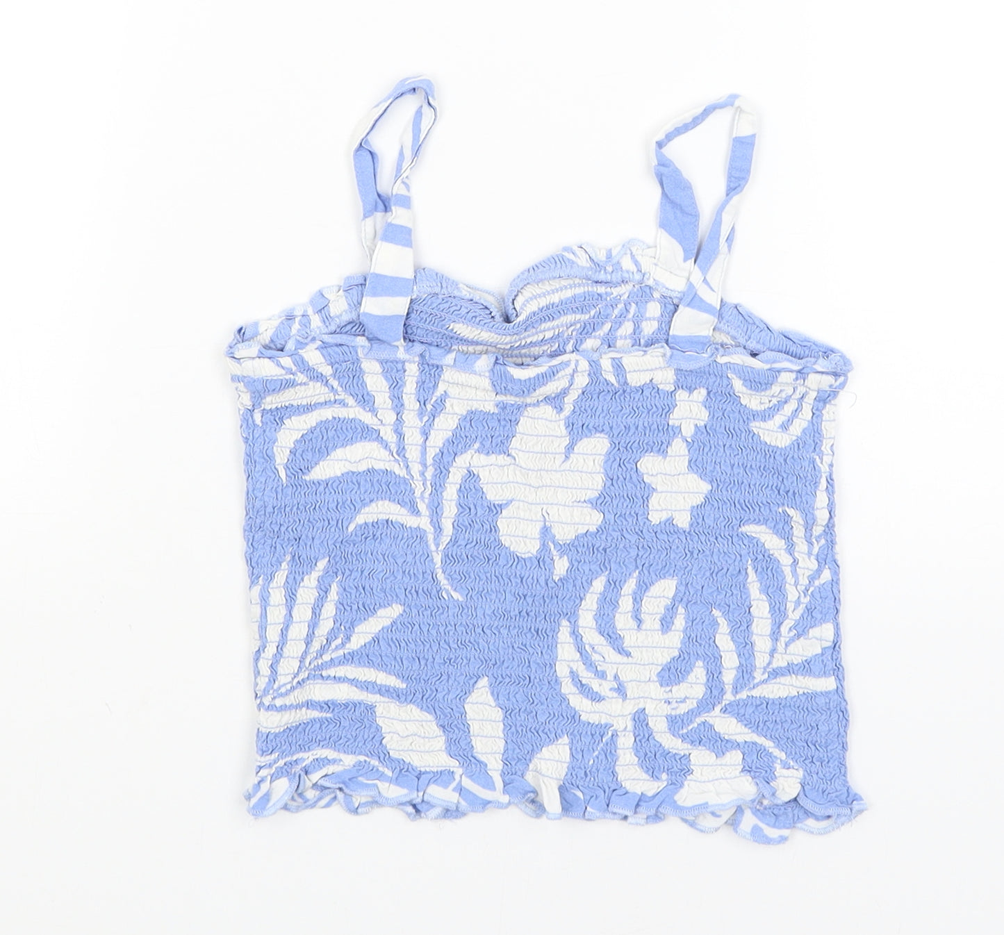 Nutmeg Girls Blue   Cropped Tank Size 9-10 Years
