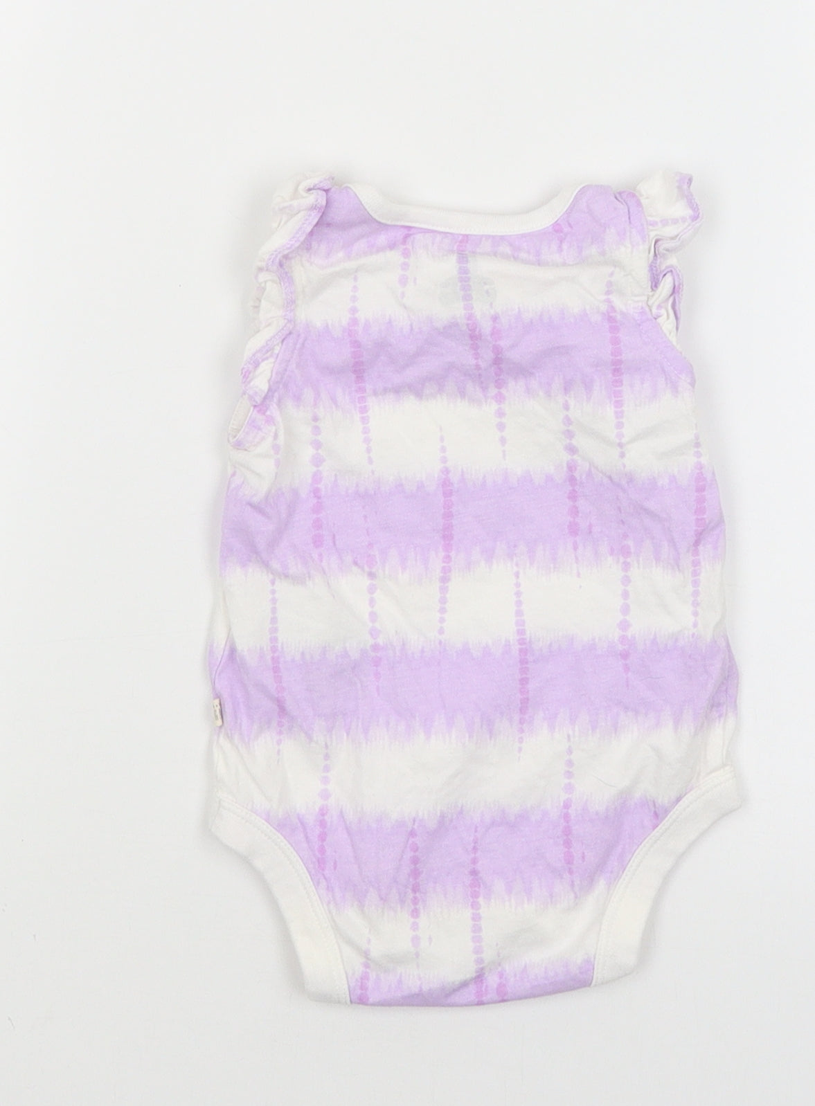 Baby Gap Baby Purple Striped  Romper One-Piece Size 3-6 Months