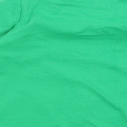 F&F Baby Green   Basic T-Shirt Size 6-9 Months  - Santa's Little Helper