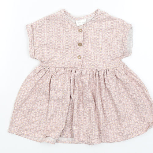 NEXT Baby Purple Geometric  Fit & Flare  Size 3-6 Months