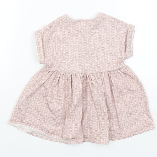 NEXT Baby Purple Geometric  Fit & Flare  Size 3-6 Months