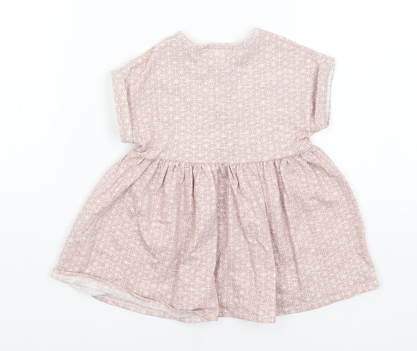 NEXT Baby Purple Geometric  Fit & Flare  Size 3-6 Months