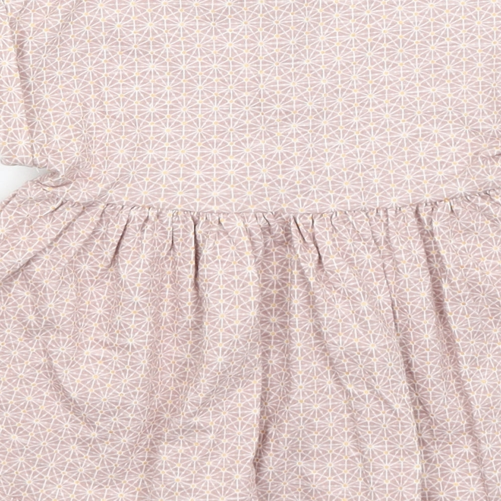 NEXT Baby Purple Geometric  Fit & Flare  Size 3-6 Months