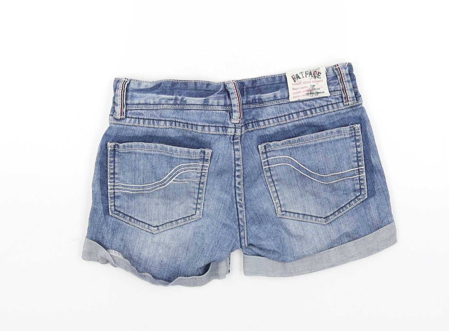 Fat Face Girls Blue   Hot Pants Shorts Size 10 Years