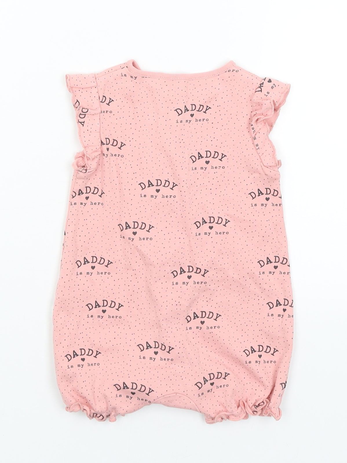NEXT Baby Pink   Romper One-Piece Size 3-6 Months  - Daddy is my Hero