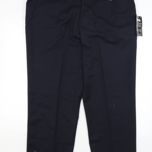 The Fitting Room Mens Blue   Dress Pants Trousers Size 42 in L28 in