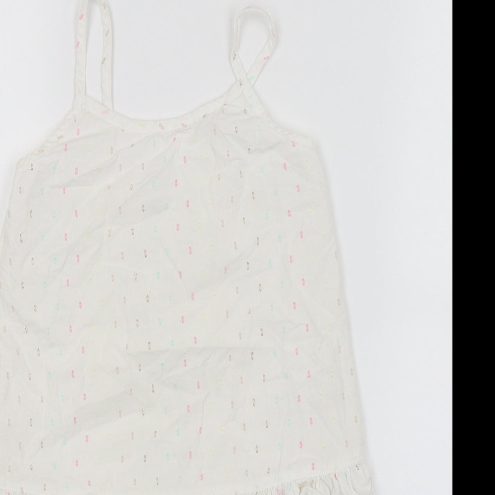 George Girls White   Shorts Outfit/Set Size 4-5 Years