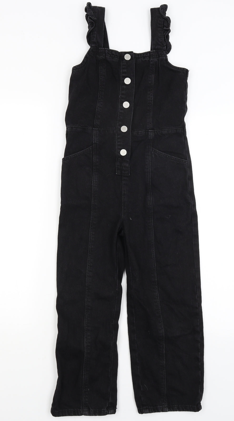 NEXT Girls Black   Jumpsuit One-Piece Size 8 Years L18 in